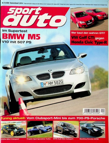 Deckblatt Sport Auto (12/2004)